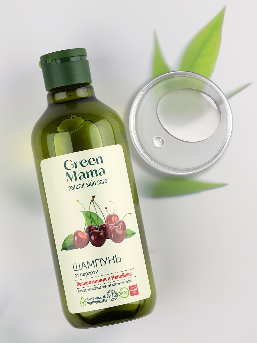 Шампунь Green Mama от перхоти 400 мл - фото 7