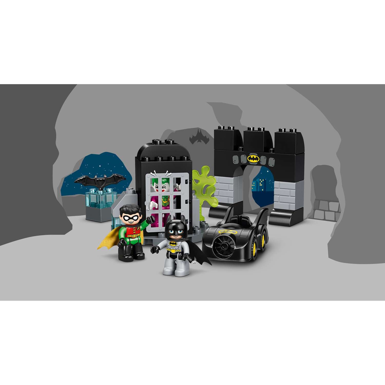 Конструктор LEGO DUPLO Бэтпещера блочный - фото 12