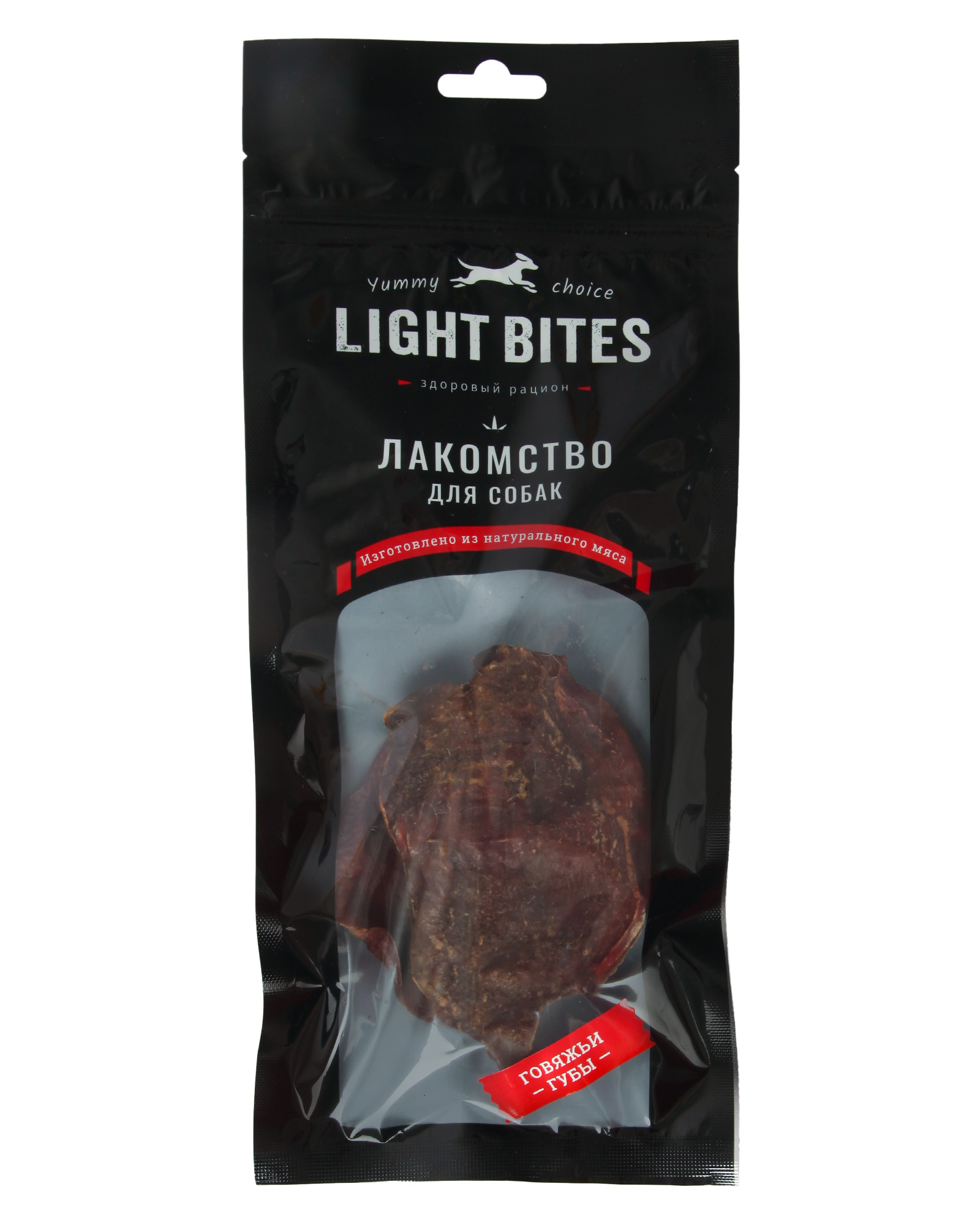 Лакомство для собак LIGHT BITES Губы говяжьи 50г - фото 5