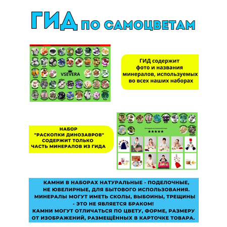 Набор для опытов VSEVERA Тираннозавр опыты