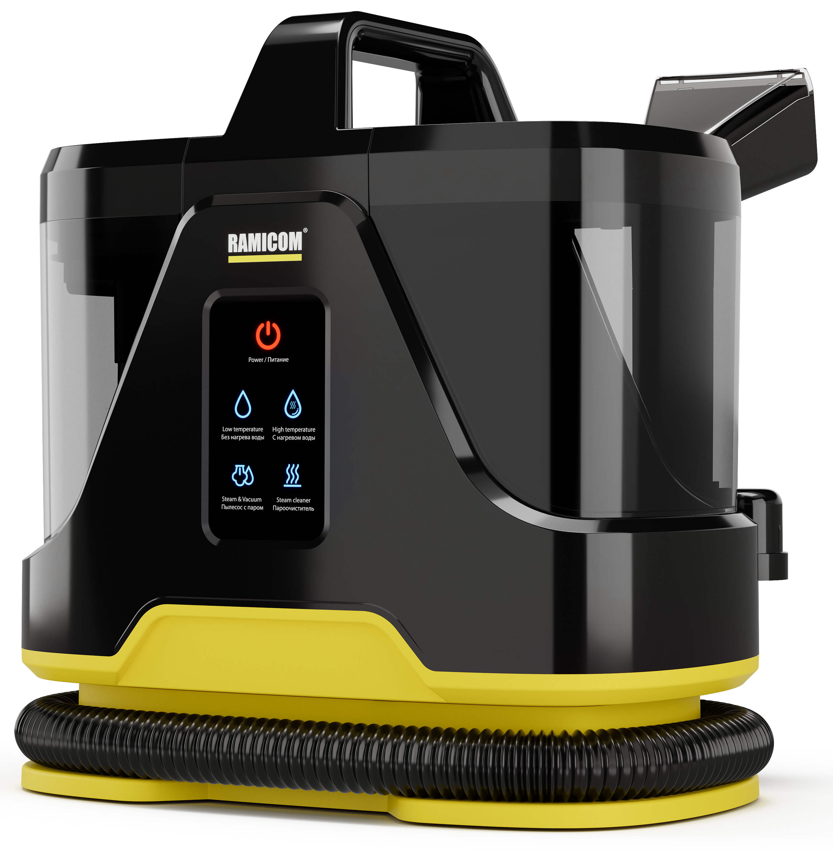 Моющий пылесос с горячим паром Ramicom RWC3500 для чистки мебели ковров авто и дома - фото 12
