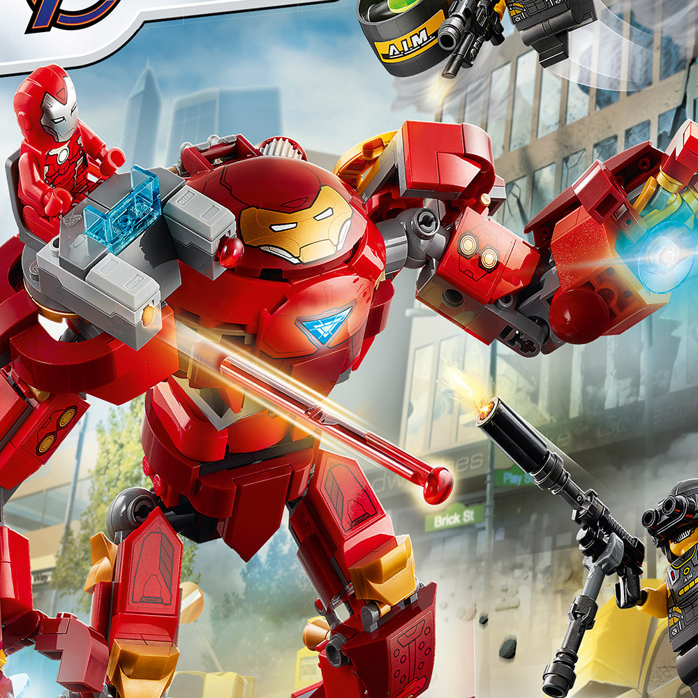 Конструктор LEGO Marvel Super Heroes Халкбастер vs агента А.И.М. 3770 дет. - фото 1