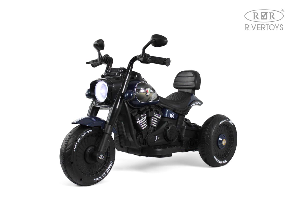 Электромобиль RIVERTOYS G500GG-BLUE - фото 10