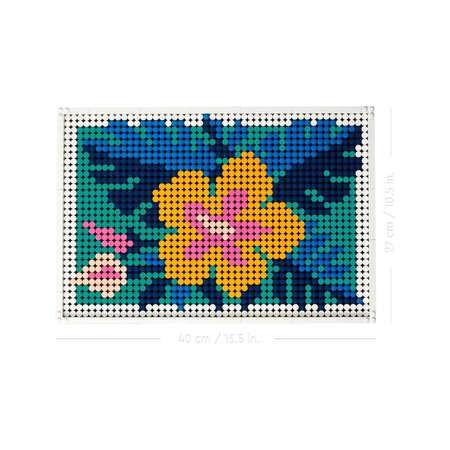 Конструктор LEGO Art Цветочный арт блочный
