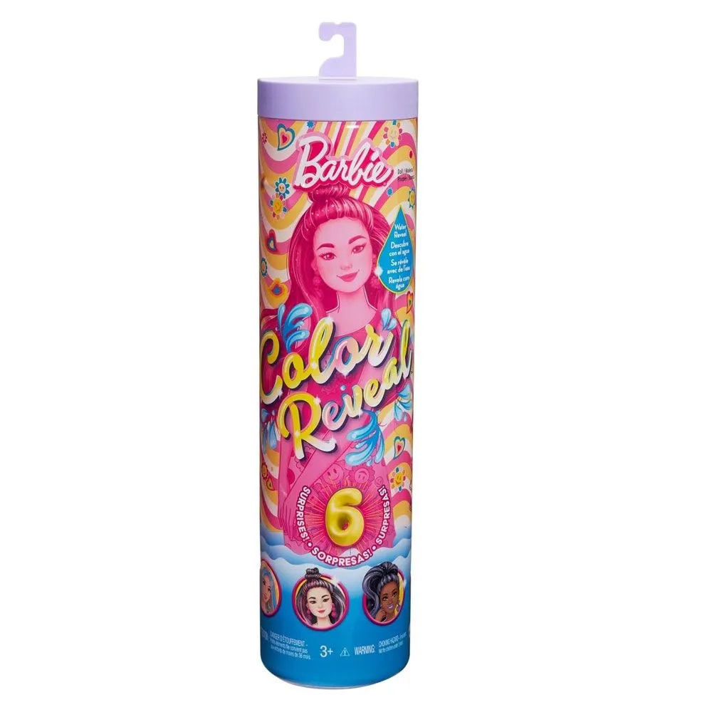 Кукла модельная Barbie Color Reveal Rainbow HRK06 - фото 6