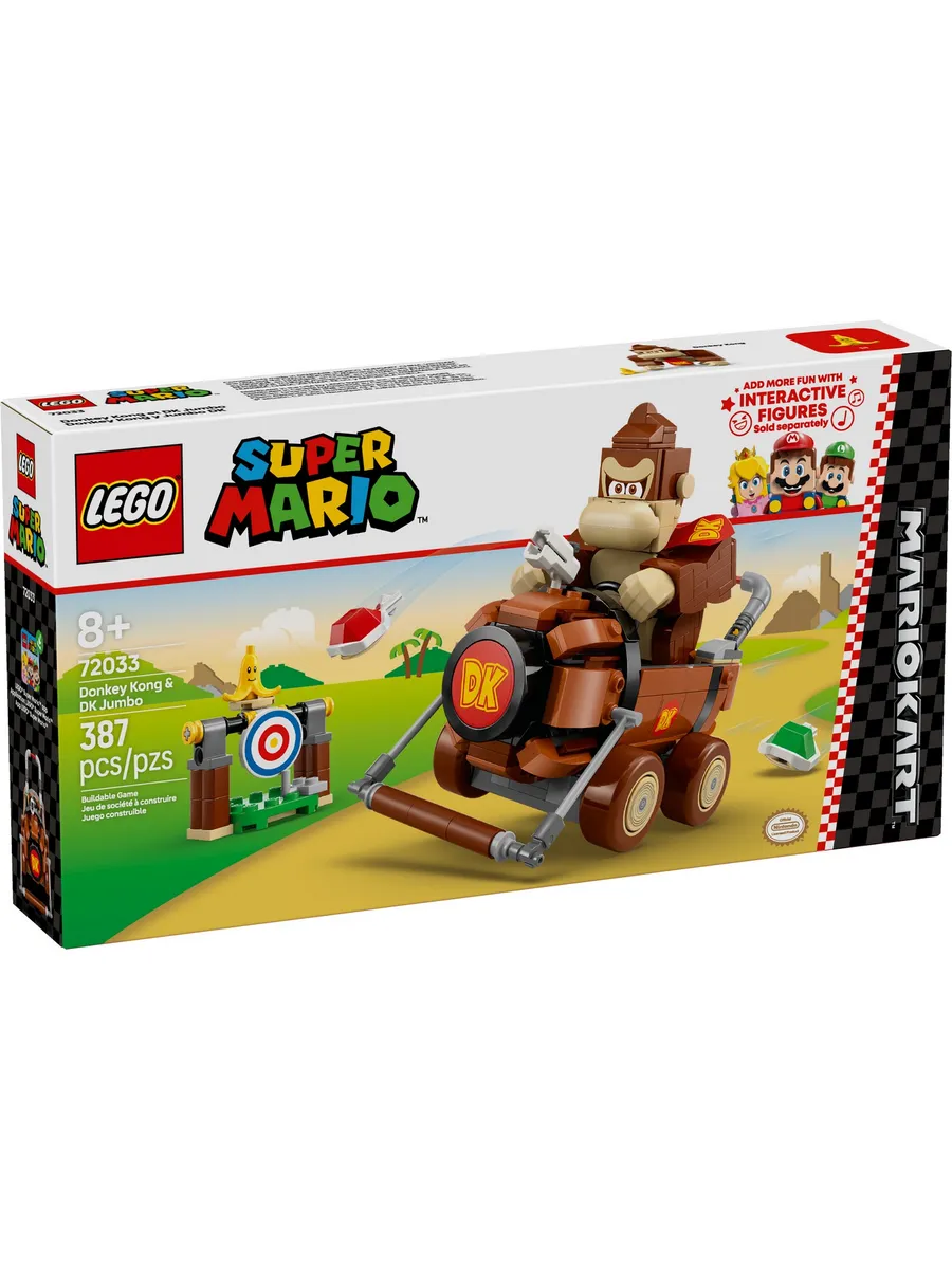 Конструктор LEGO Super Mario Донки Конг и карт ДК Джамбо 387 дет. - фото 1