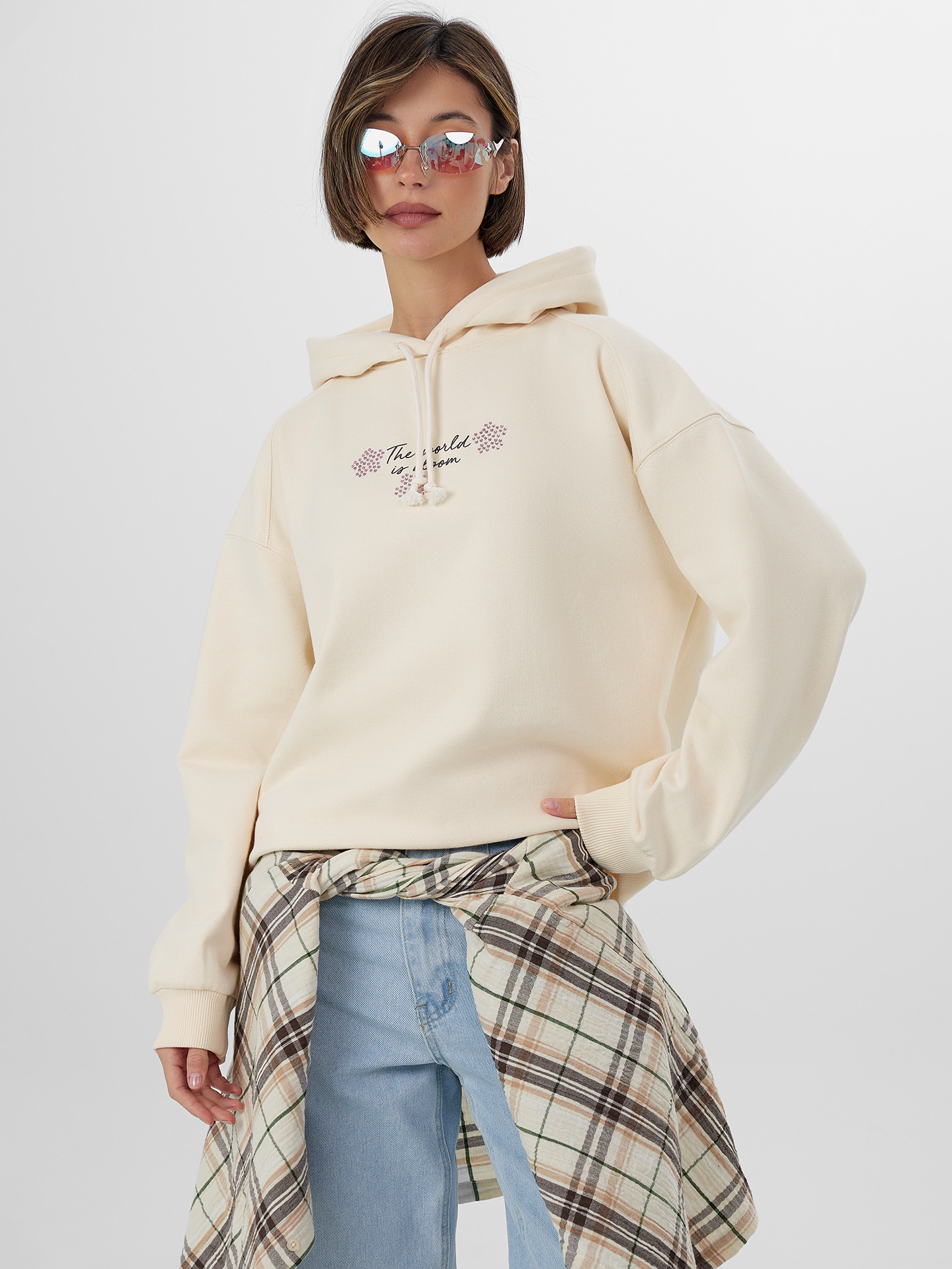 Худи Mark Formelle (Марк Формэль) 122954/сливочное масло +печать - фото 6