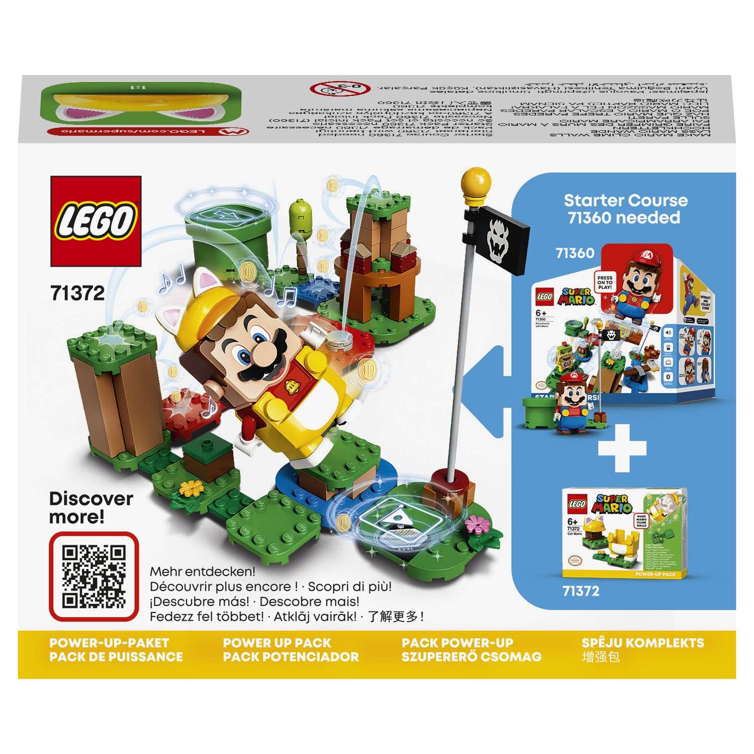 Конструктор LEGO Super Mario Марио-кот блочный - фото 3