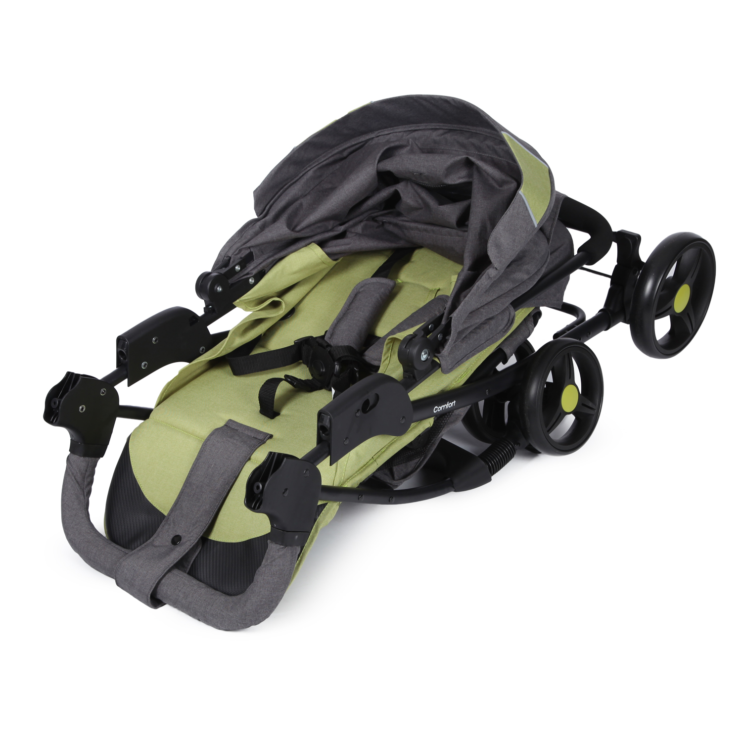 Коляска прогулочная Babyton Comfort Green-Grey зеленый - фото 14