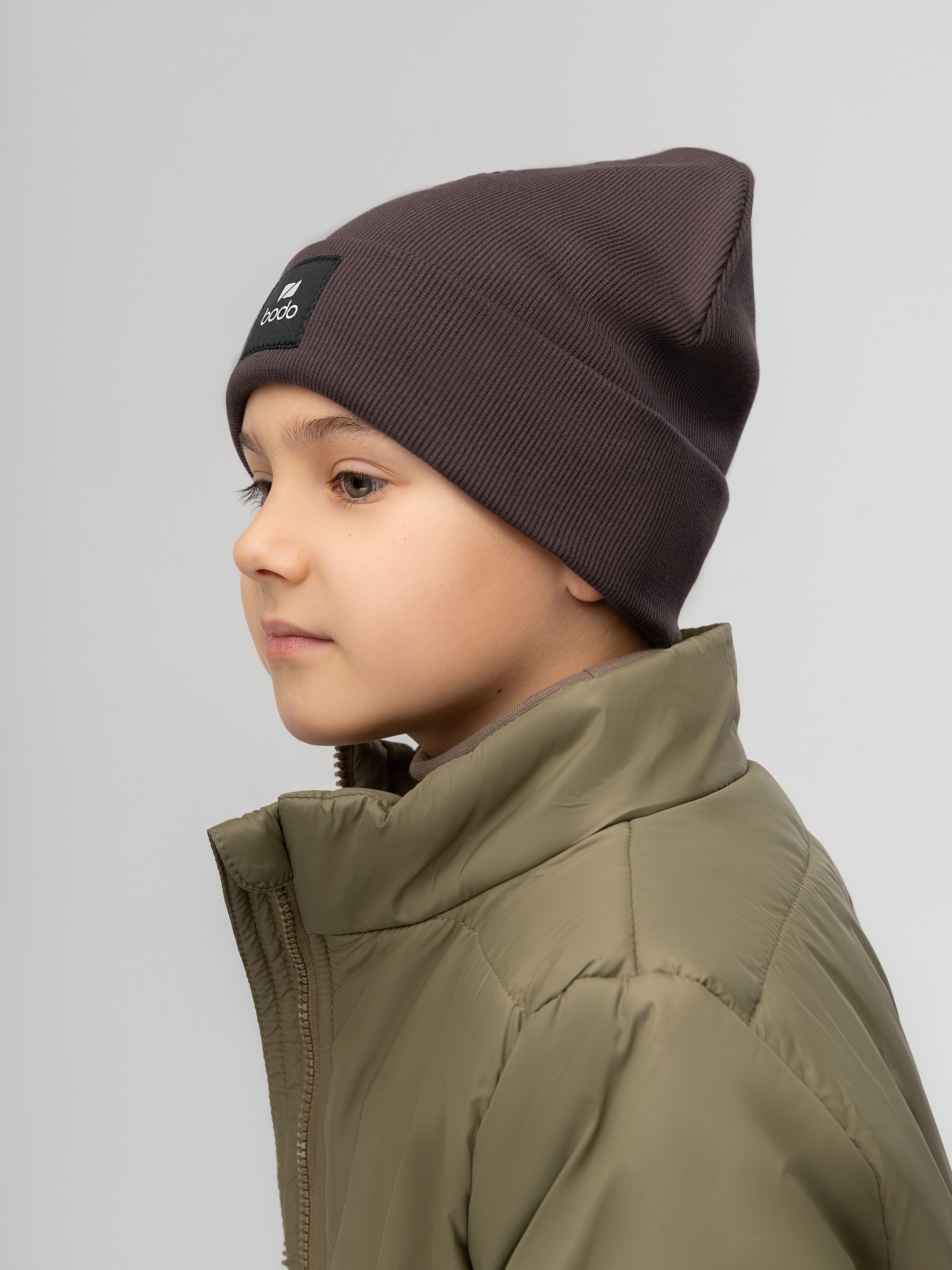 Шапка Bodo 10-271MU_темно-коричневый - фото 3