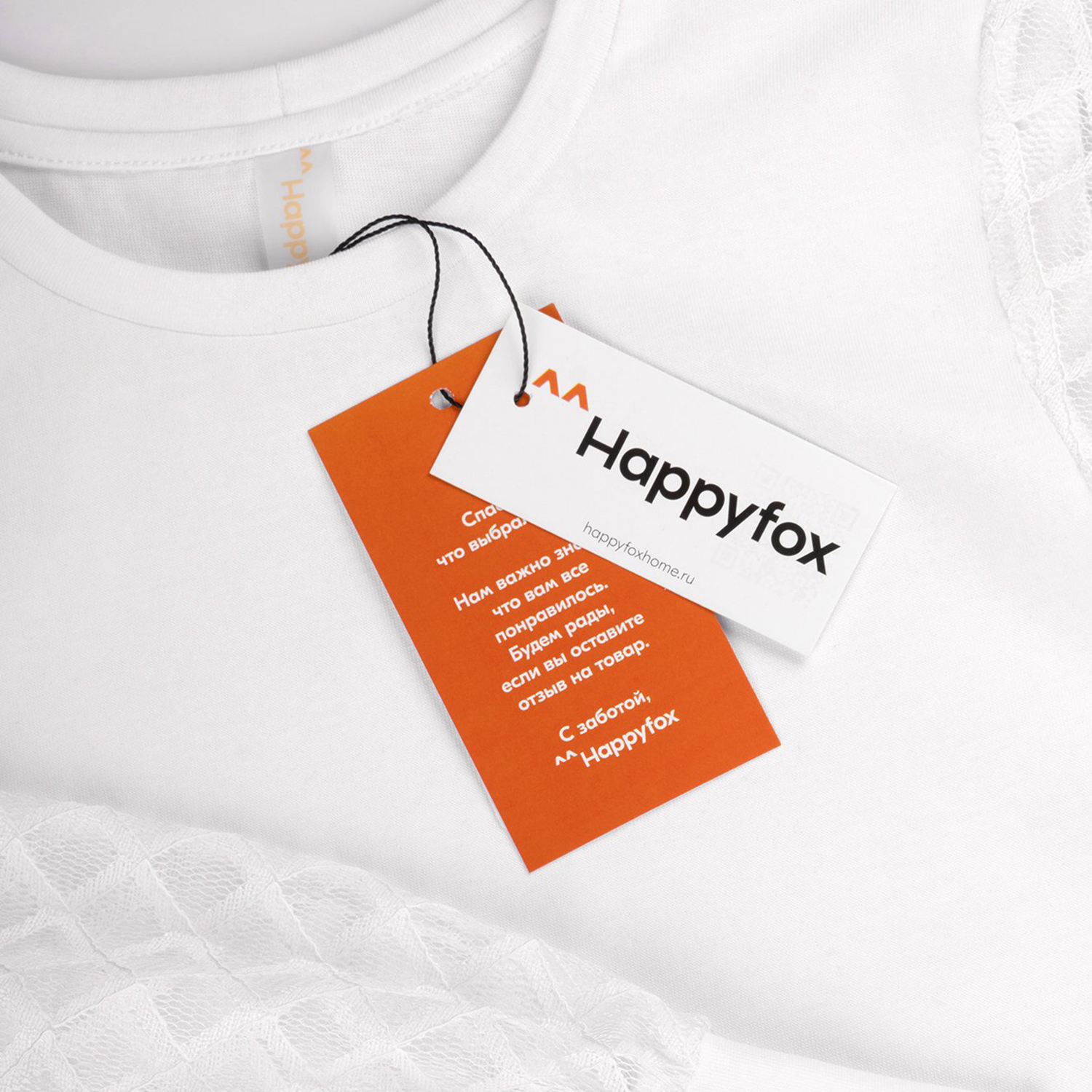 Блузка HappyFox HFI3566белый - фото 3