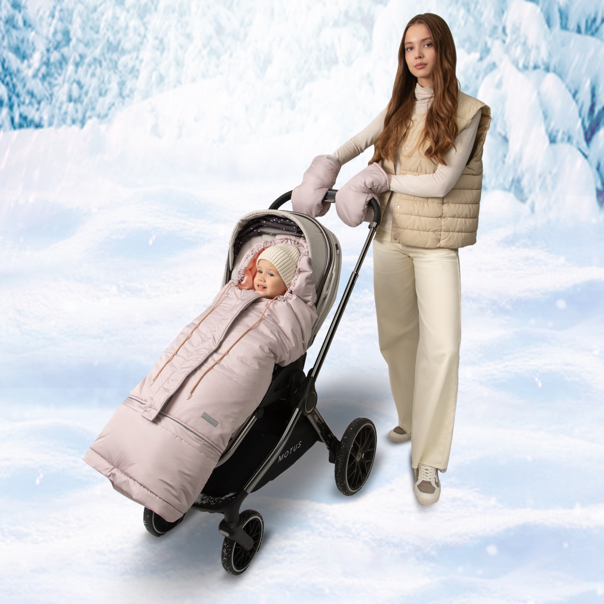 Конверт в коляску Amarobaby Frost Трансформер - фото 16