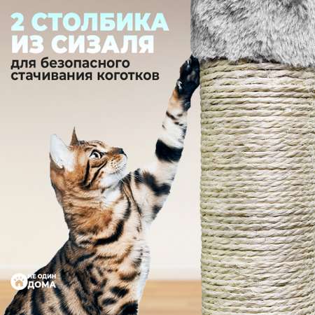 Когтеточка Не один дома замок 860222-06GR6sq