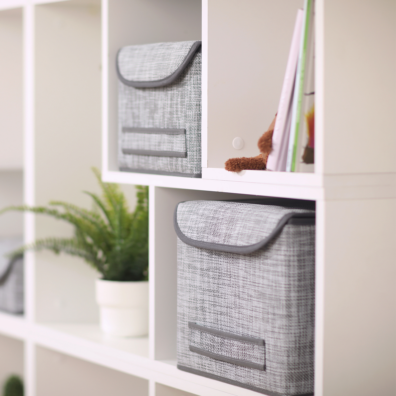 Коробка для хранения с крышкой CASY HOME 30х30х24см ВО-074 - фото 4