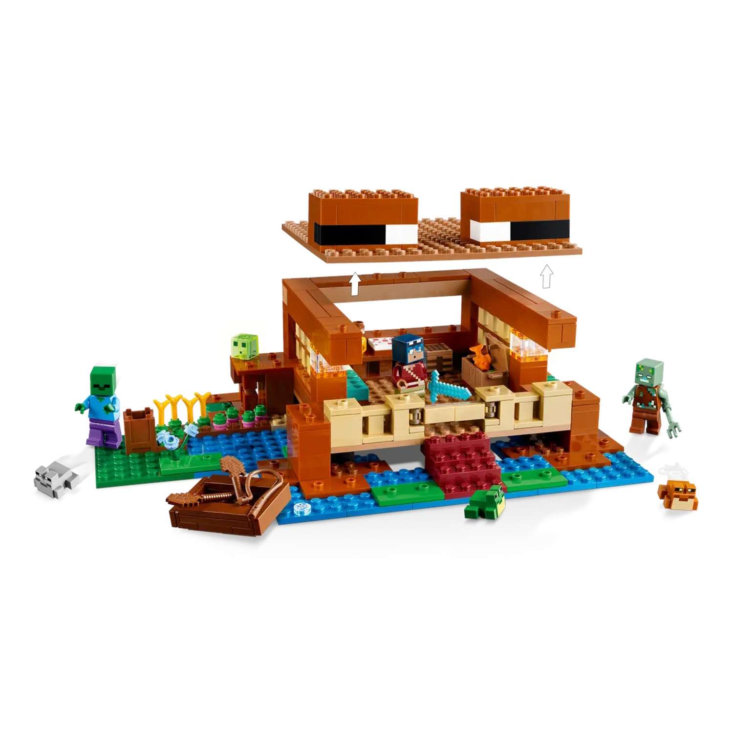 Конструктор LEGO Minecraft Лягушачий дом 400 дет. - фото 2