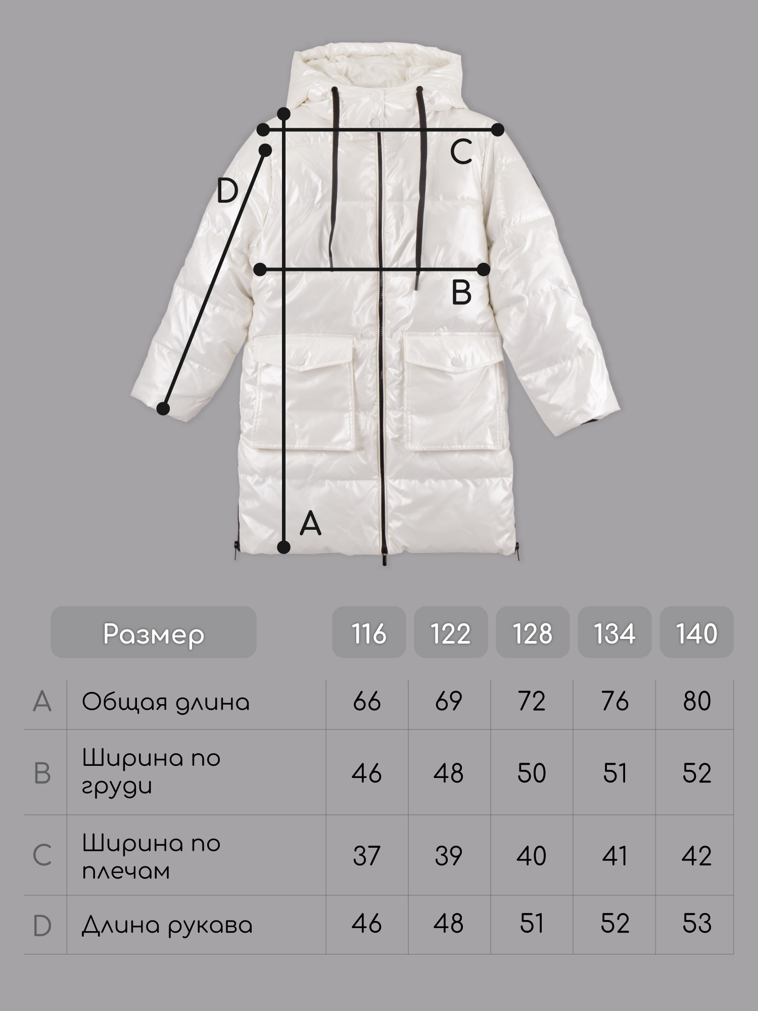 Пальто Amarobaby AB-OD25-FANCY29/33 - фото 17