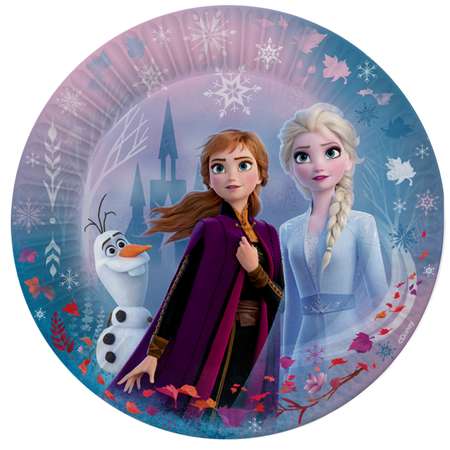 Набор бумажных тарелок ND Play Frozen2 d18см 6шт 298918