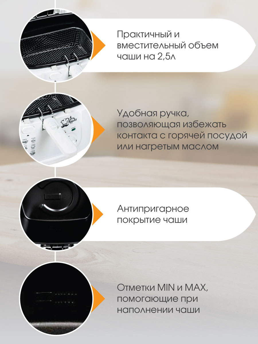 Электрическая фритюрница ENDEVER Skyline FR-111 - фото 5