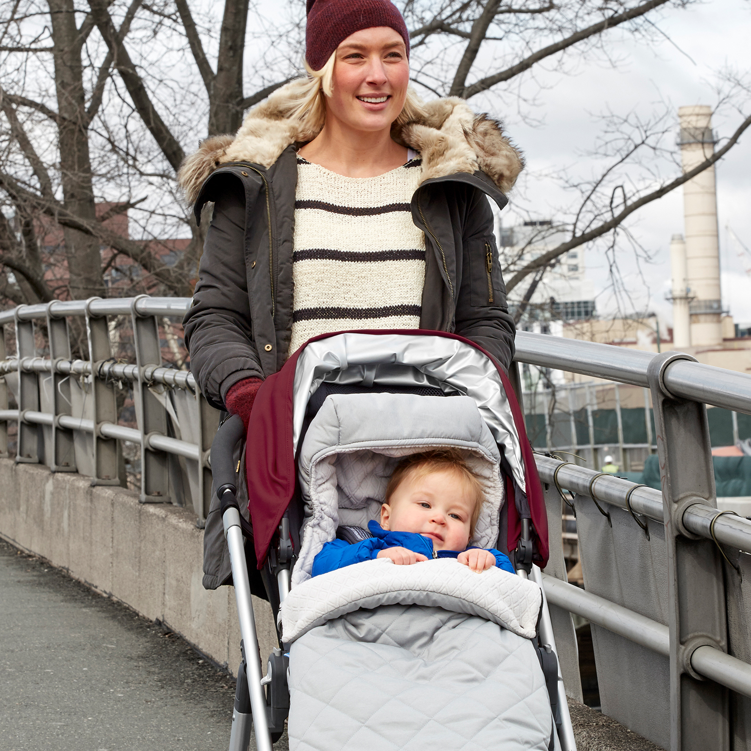 Конверт в коляску UPPAbaby Vista Cruz Grey - фото 7
