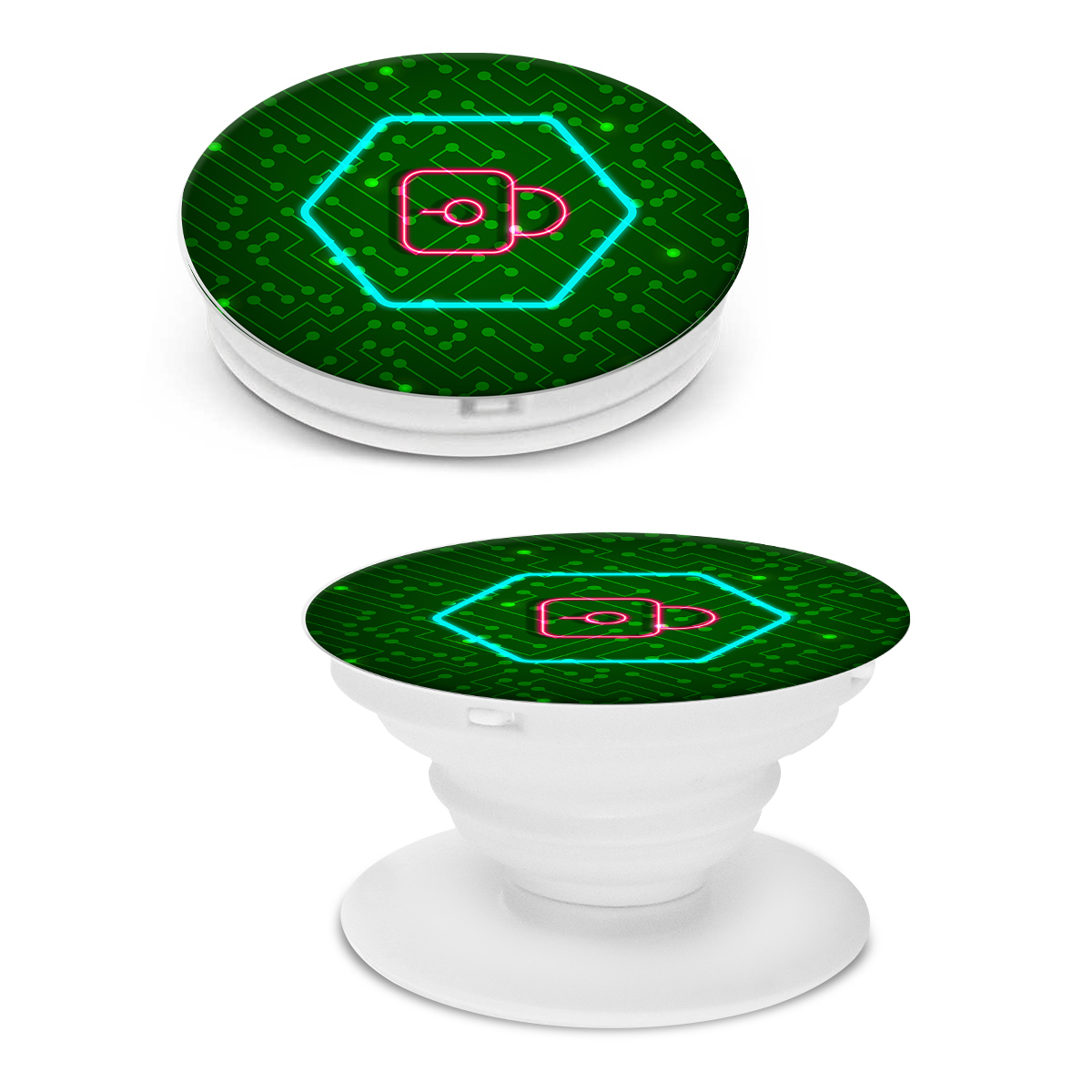 Держатель для телефона Krutoff Попсокет Кибер Кибербезопасность - фото 4