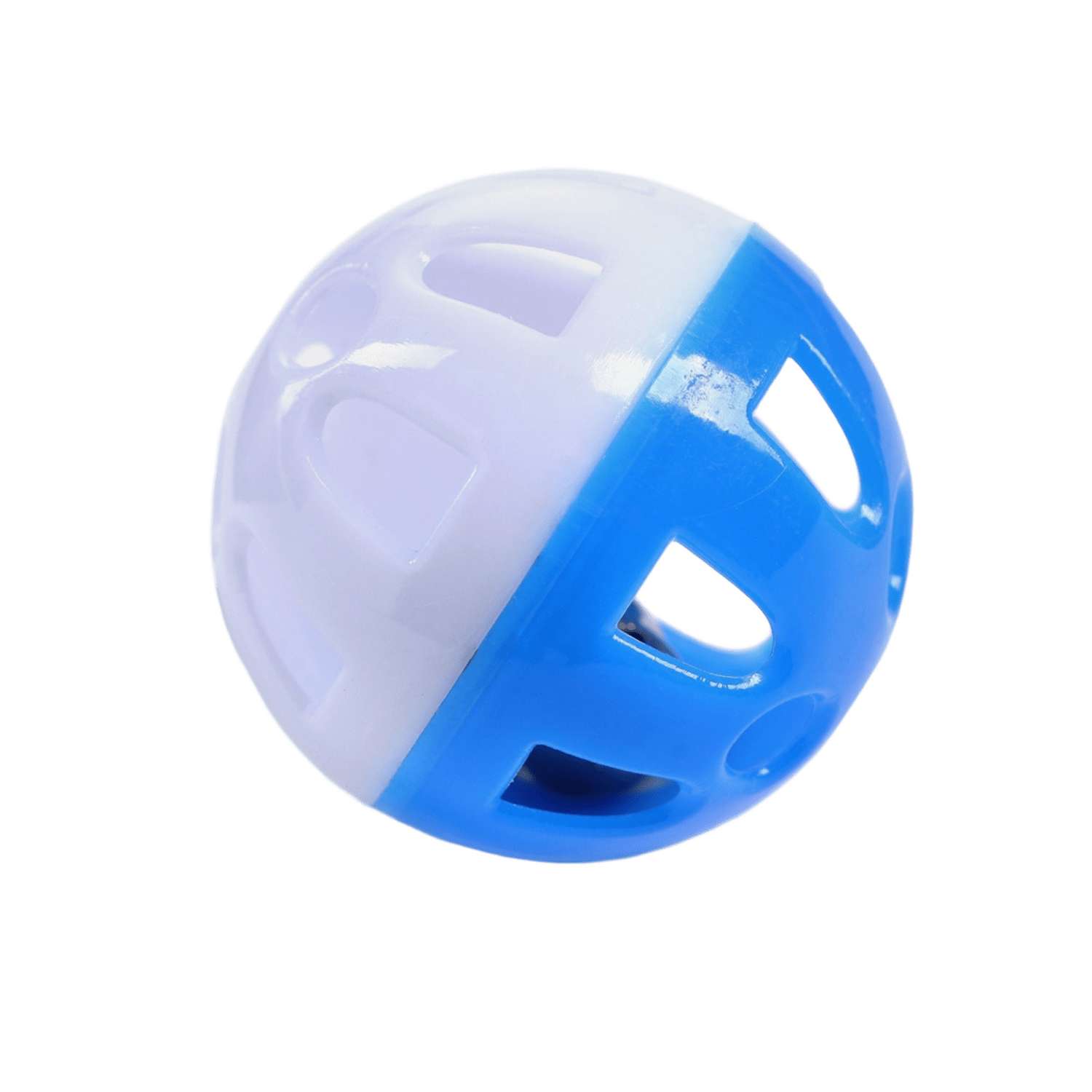 Набор шариков для кошек Пижон с бубенчиком 4шт в ассортименте - фото 3