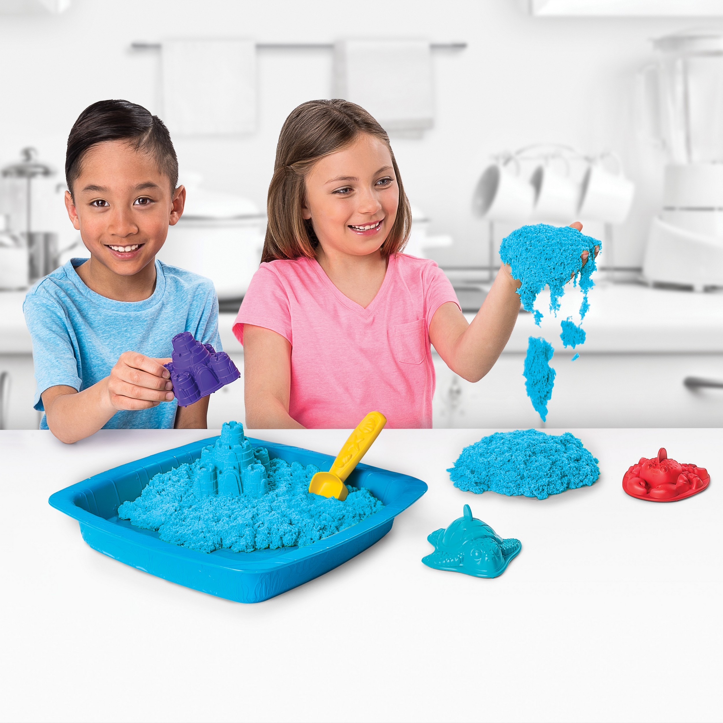 Кинетический песок Kinetic Sand 0.4 кг - фото 6