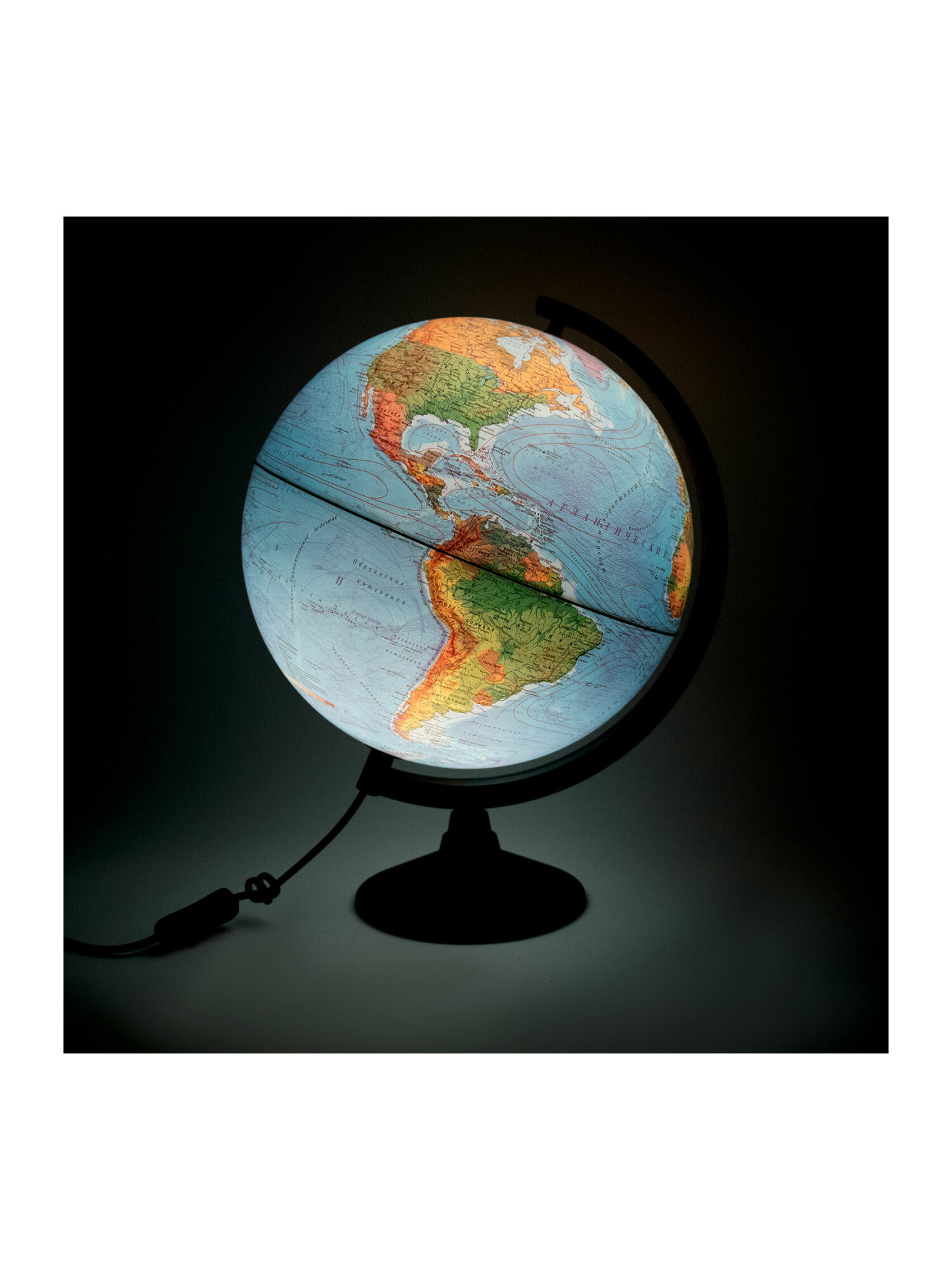 Глобус Globen физический политический с подсветкой диаметр 32 см - фото 11