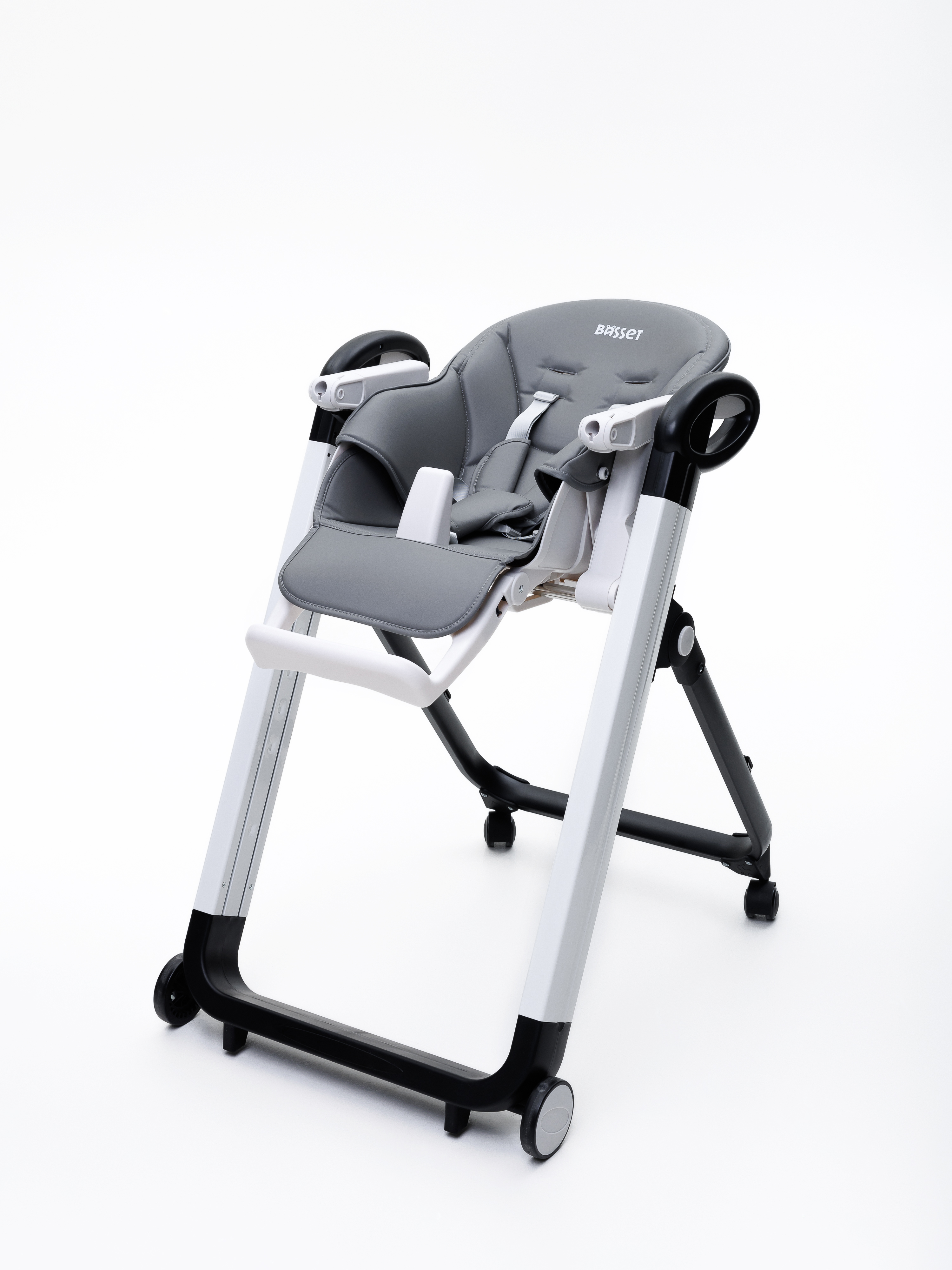 Стульчик для кормления BASSET B2 серый - фото 15
