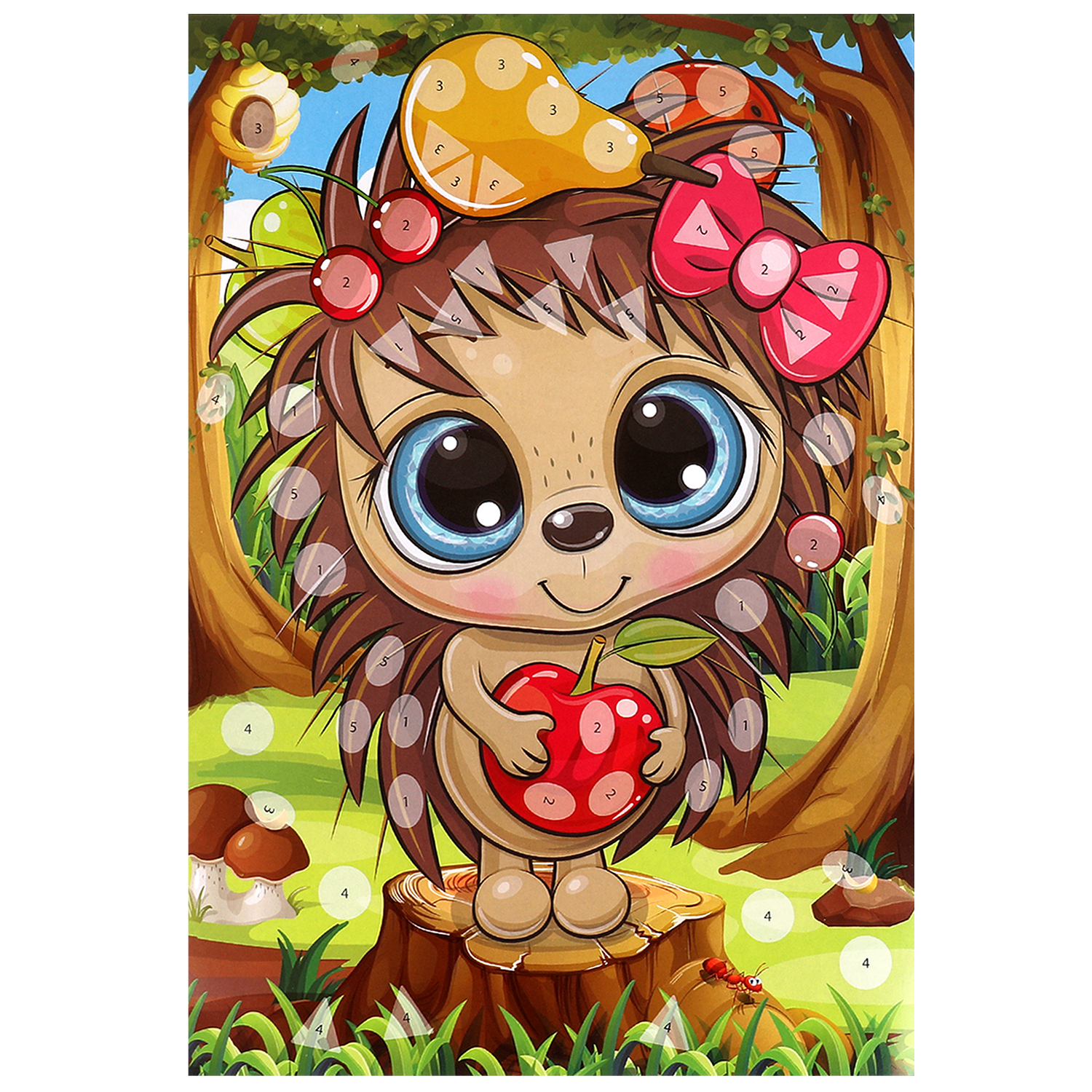 Картина по номерам Multiart Ёжик - фото 3