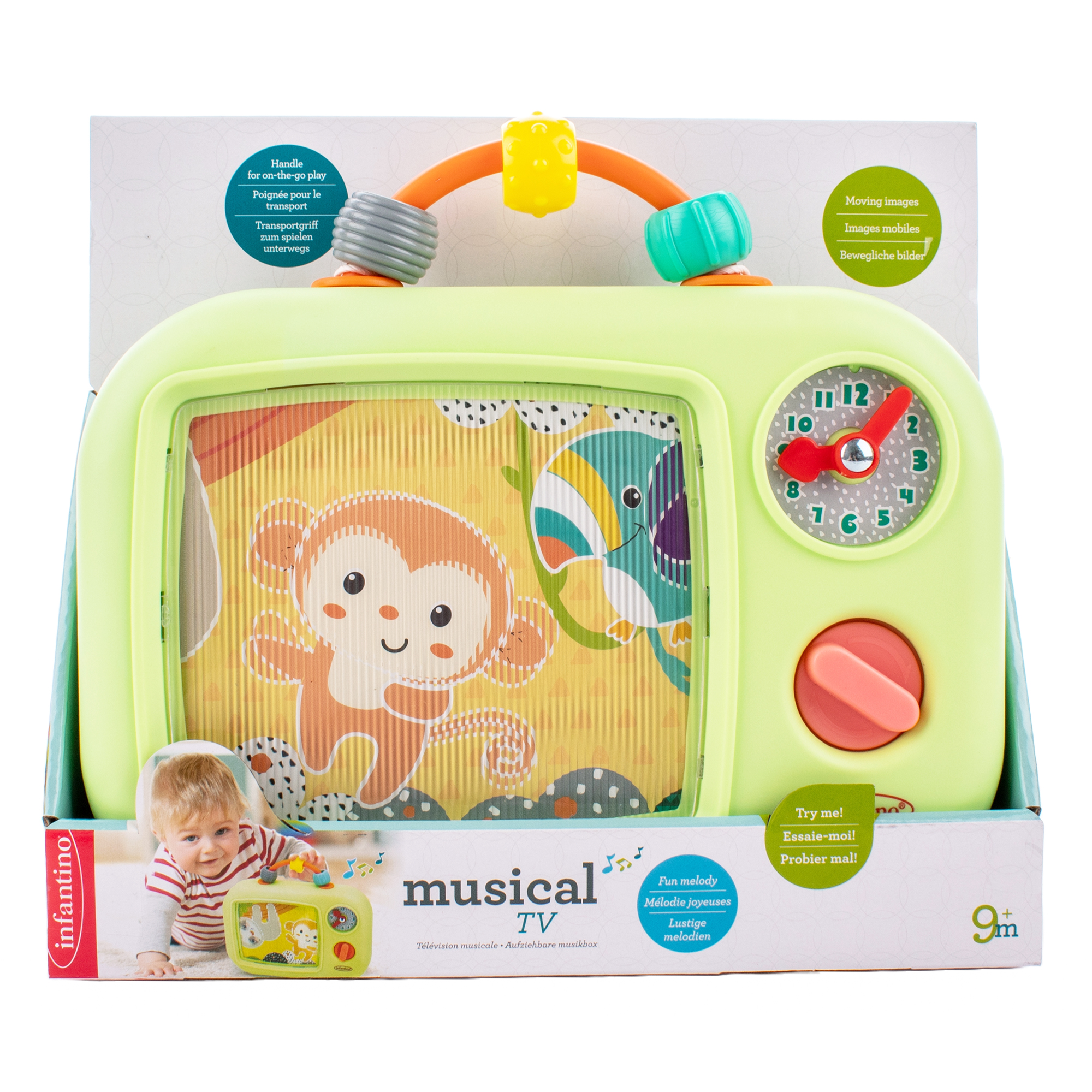 Игрушка INFANTINO Музыкальный телевизор - фото 3