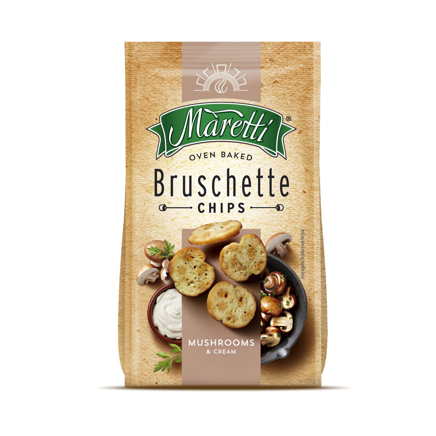 Сухарики Maretti Грибы со сметаной 70 г - фото 1
