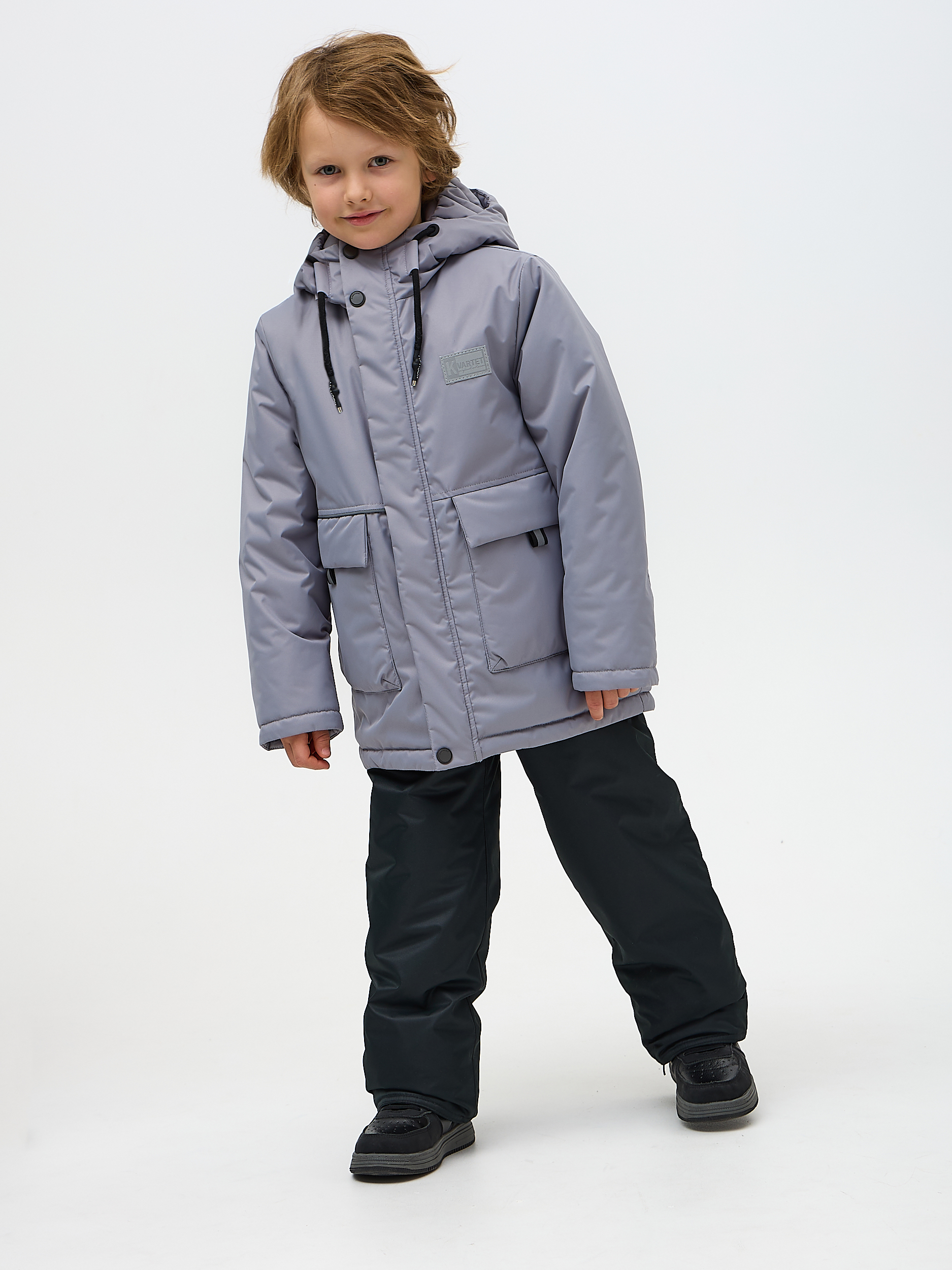 Куртка и полукомбинезон Kvartet 754 серый - фото 8