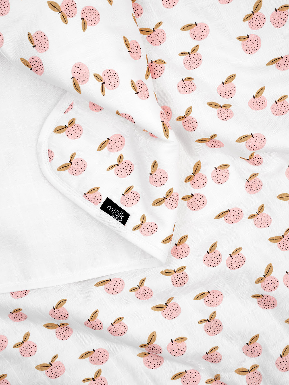 Одеяло Mjolk Персики 75 x 100 см муслин - фото 2