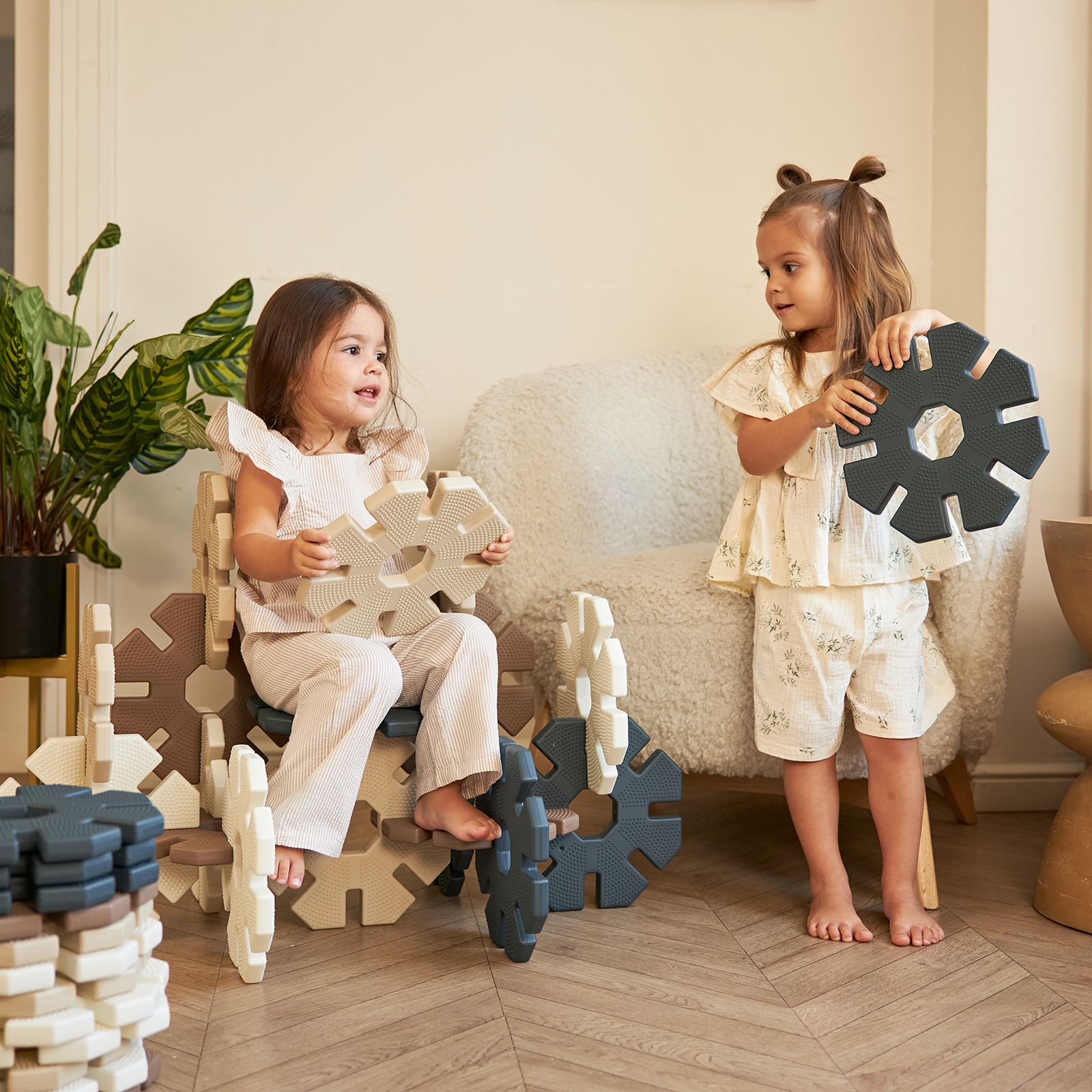 Конструктор UNIX Kids Snowflakes 16 дет. - фото 13