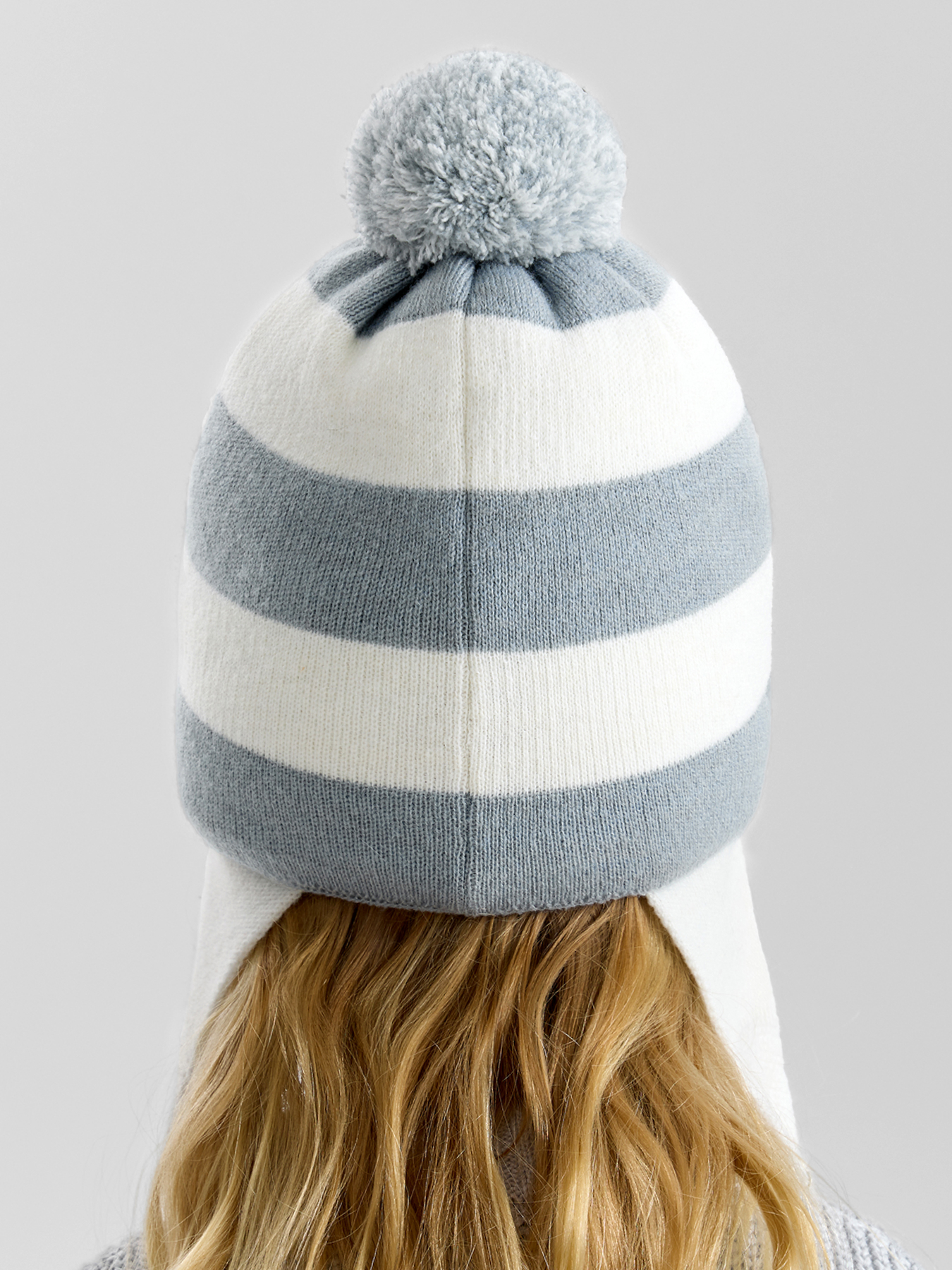 Шапка Happy Baby 89159-0_white-blue - фото 2