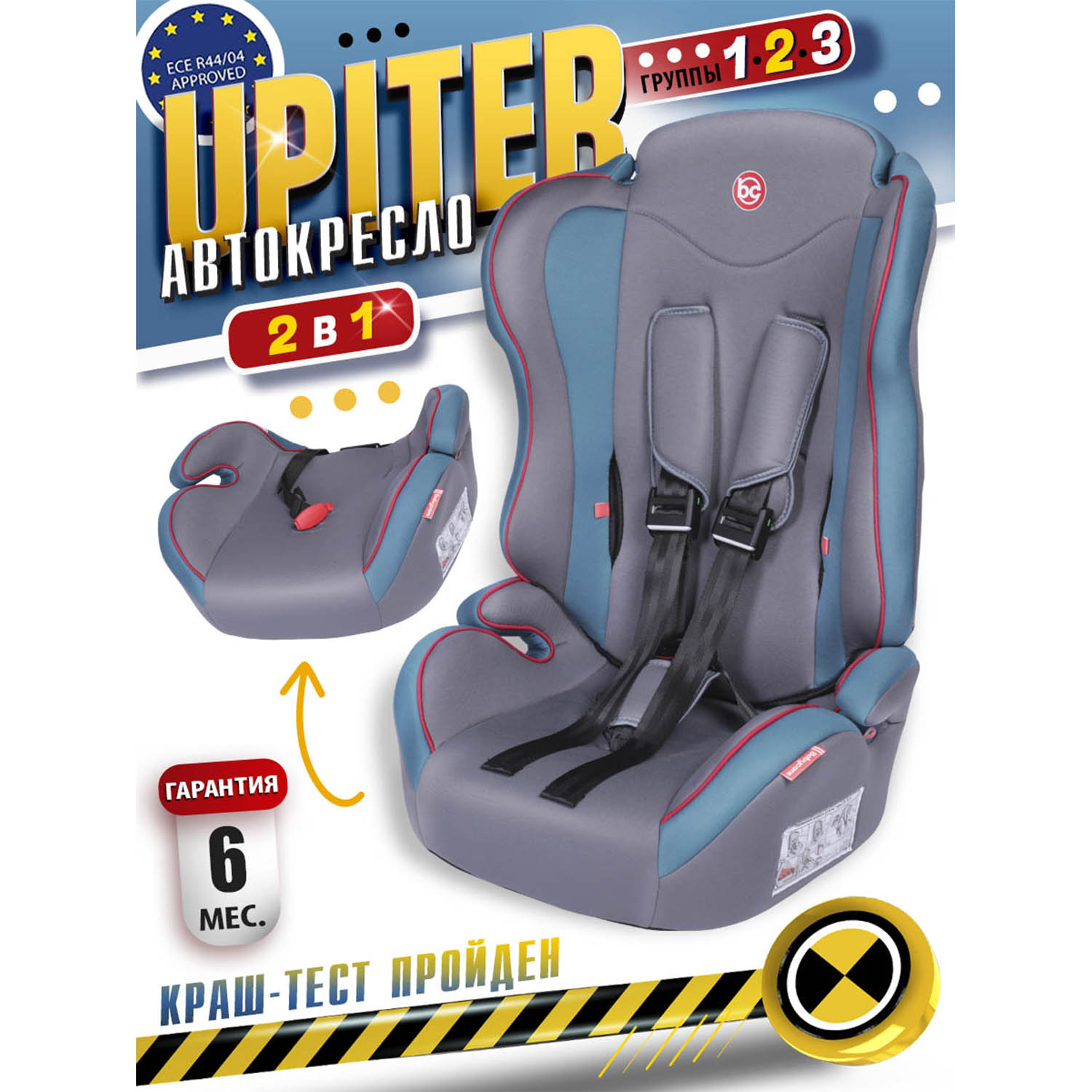 Автокресло BabyCare Upiter 1/2/3 (9-36 кг) - фото 2