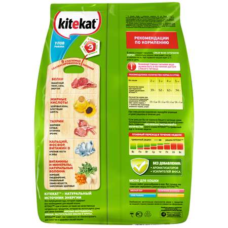 Корм сухой для кошек KiteKat 1.9кг Улов рыбака