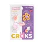 Solomeya Набор украшений для расчески, Радуга, 5 шт./Set of charms for hair brush, Rainbow, 5 pcs.