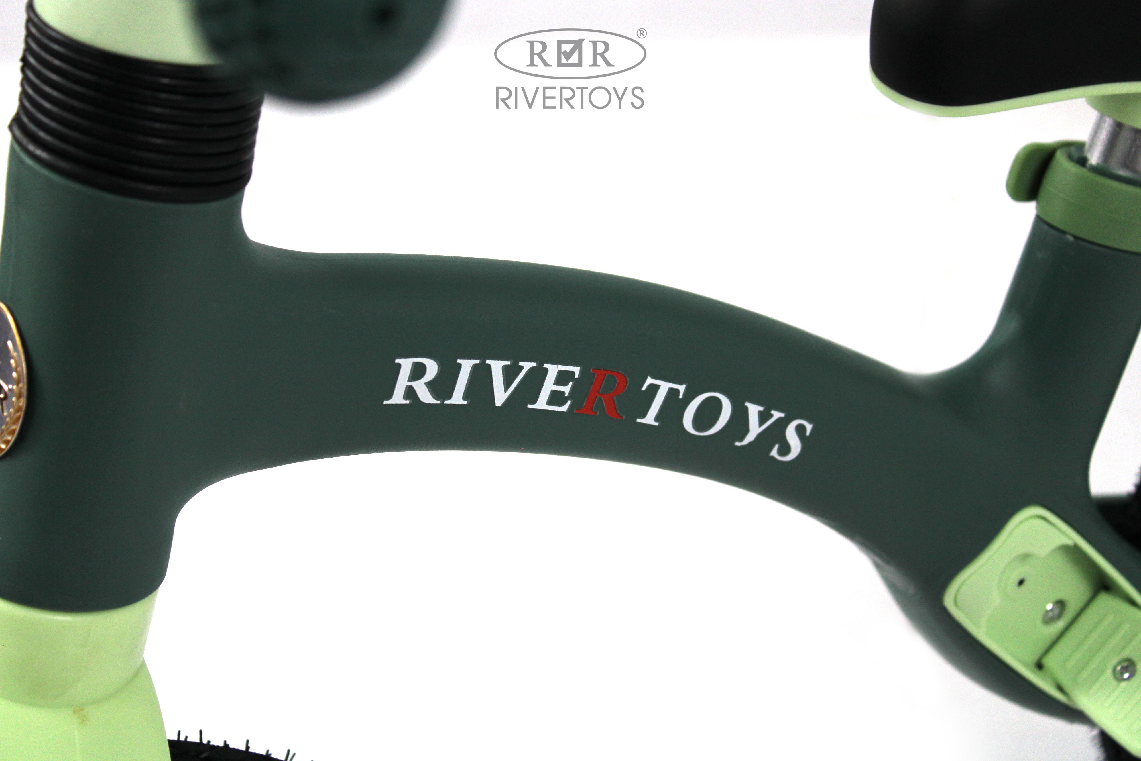 Двухколесный беговел RIVERTOYS 12 дюймов - фото 11