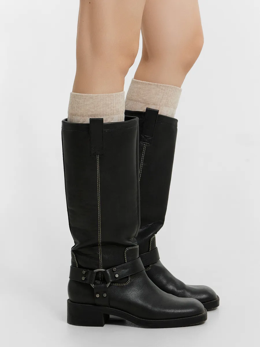 Гольфы Mark Formelle (Марк Формэль) 255K-488/бежевый меланж - фото 5