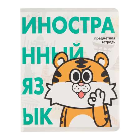 Тетрадь Erhaft 48 лист. (Иностранный язык)