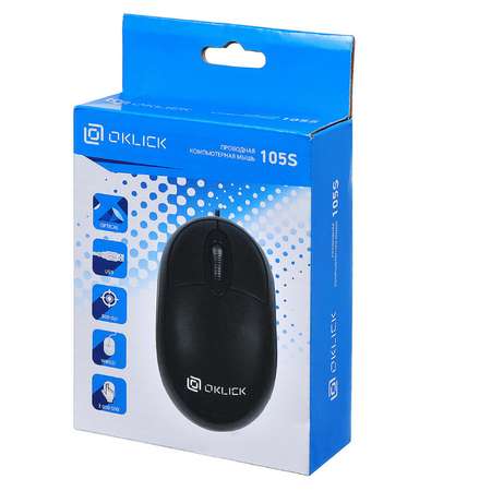 Мышь компьютерная Oklick 105S Черный 400941