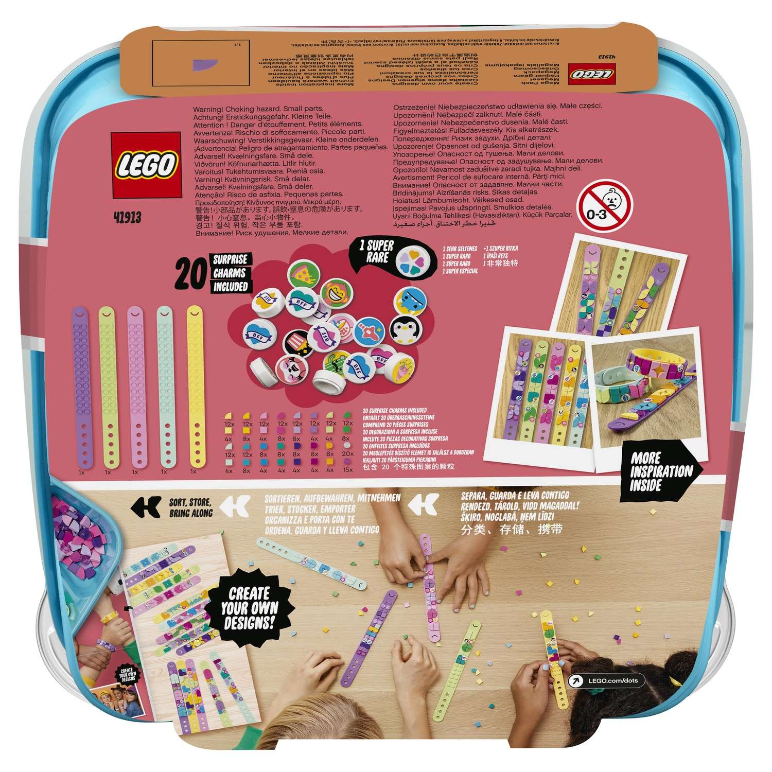 Конструктор LEGO DOTS Набор для создания браслетов - фото 3