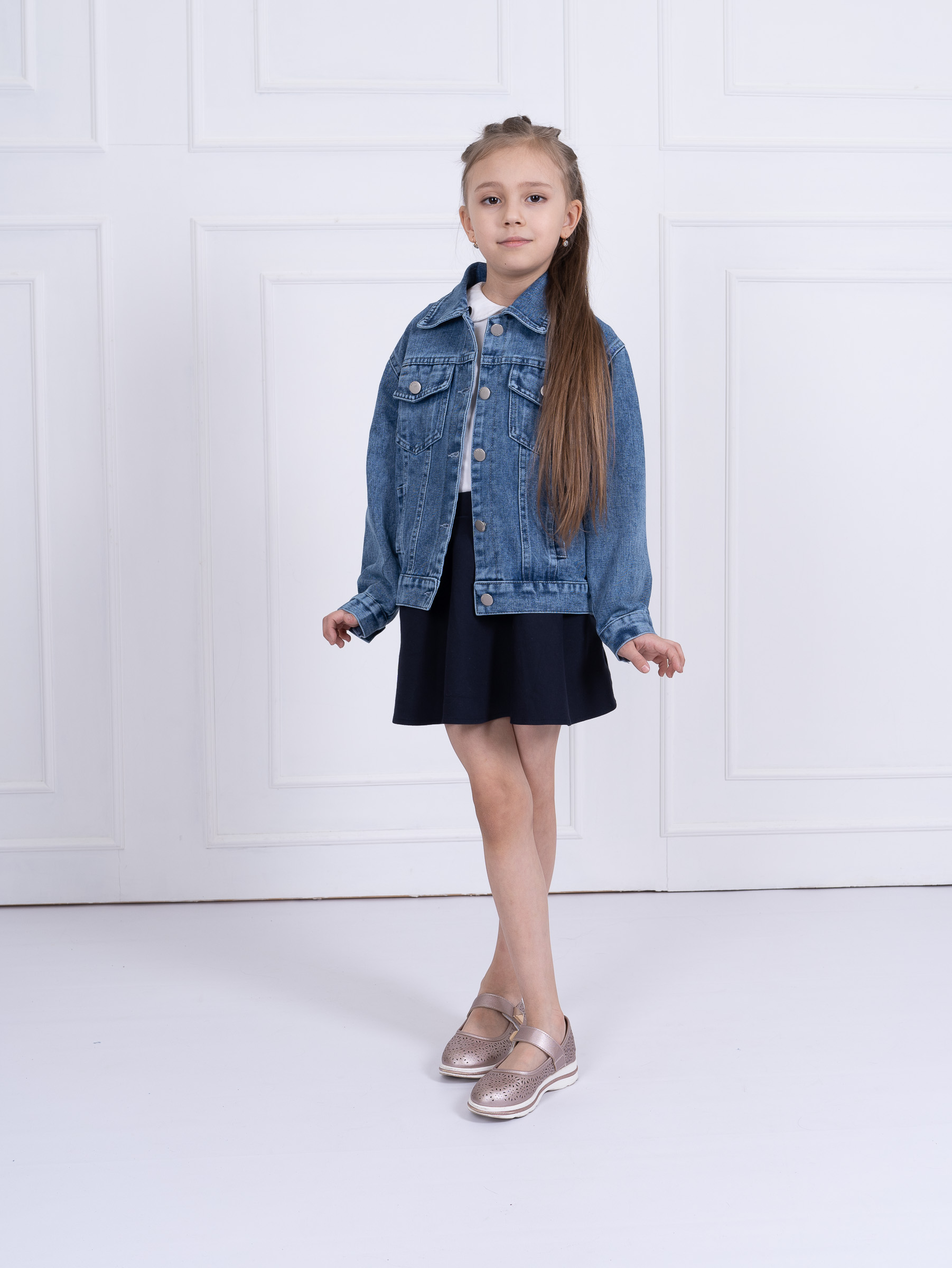 Джинсовая куртка TiGaDa куртка\джинсовая\детская\ - фото 8