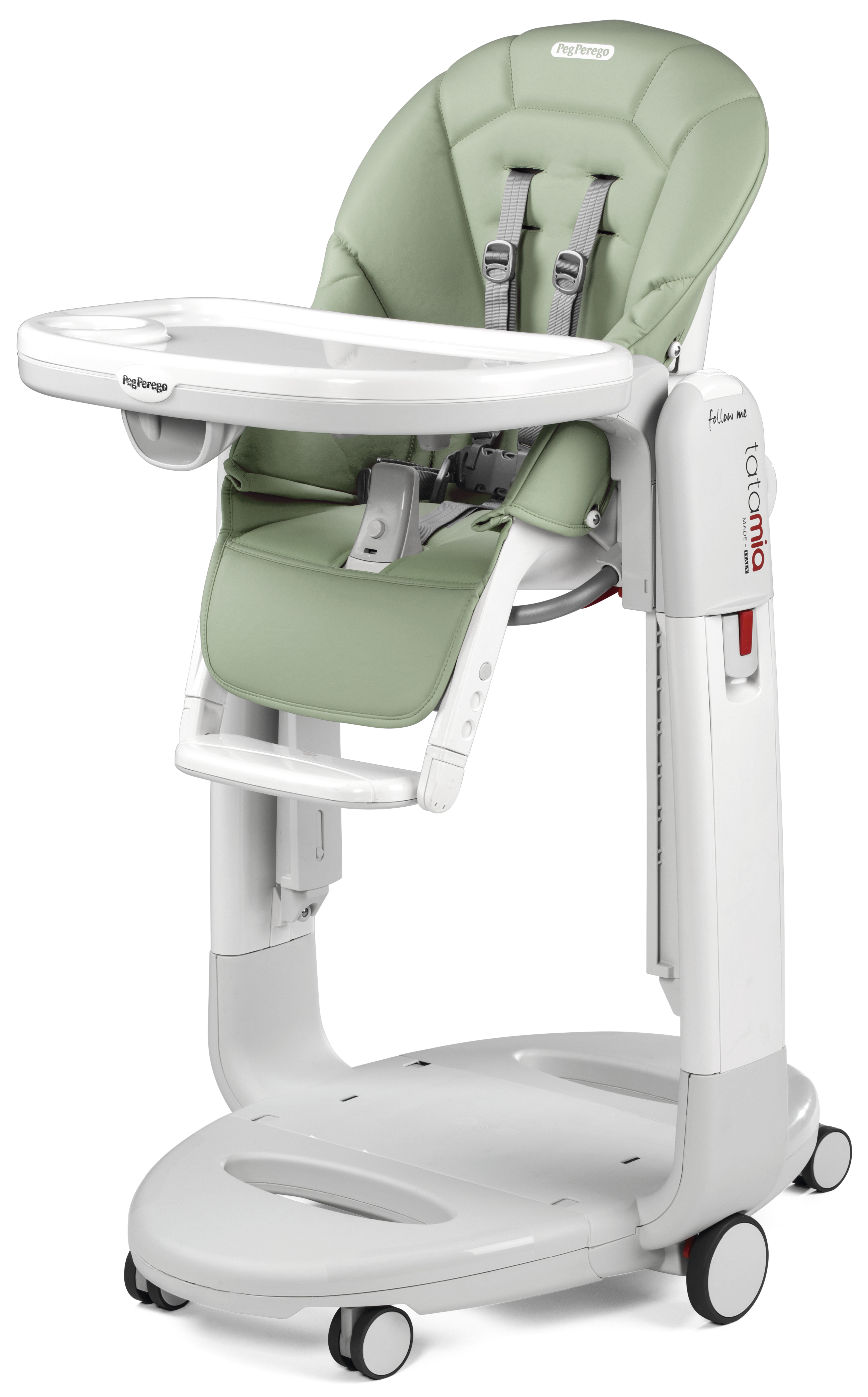 Стульчик для кормления Peg-Perego Tatamia Follow Me зеленый - фото 1