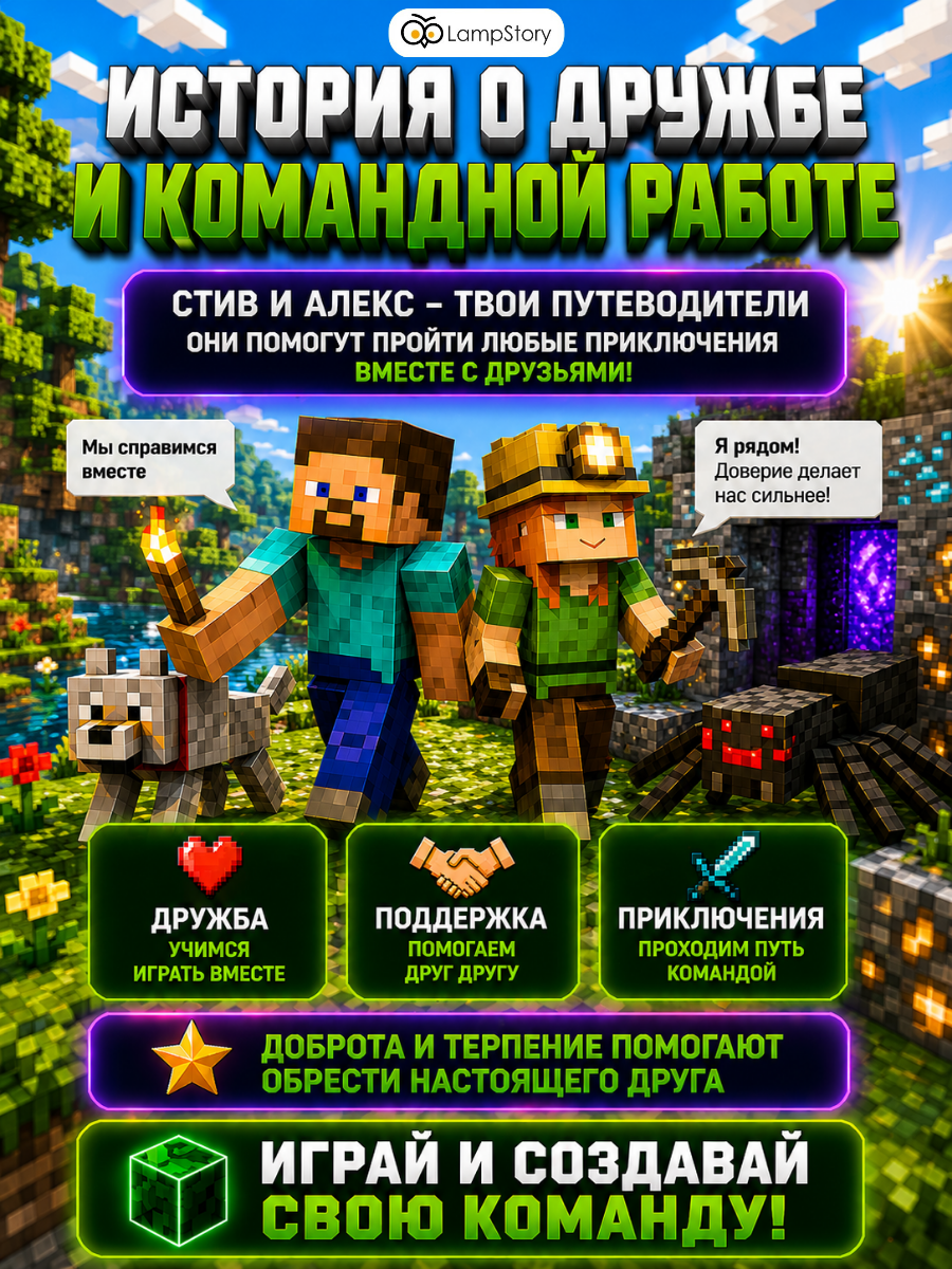Конструктор LampStory Алмазное приключение магнитный 139 дет. - фото 10