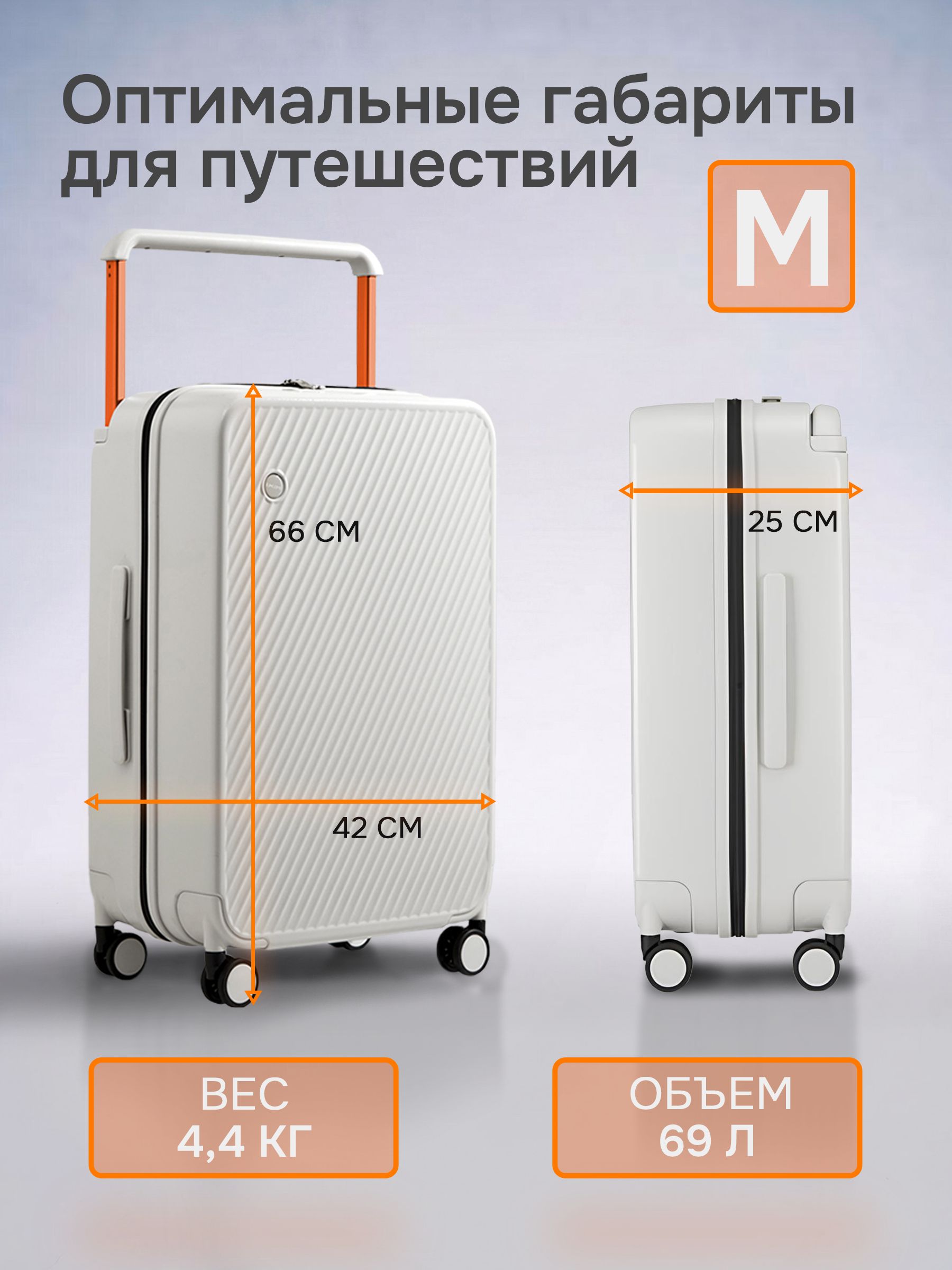 Чемодан MIXI - фото 3