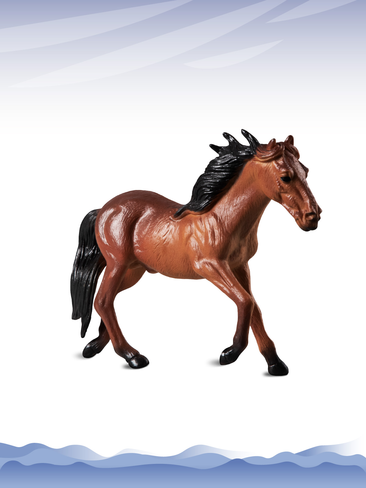 Игровой набор DARWIN Животные Лошади 4шт - фото 8