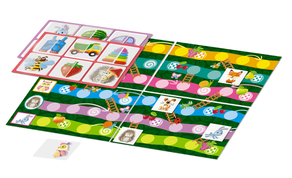 Настольная игра STELLAR Половинки + игра Наперегонки - фото 2