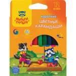Карандаши цветные Мульти Пульти 12 шт.